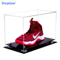 wholesale transparent color acrylic display shoe box for High - end brand